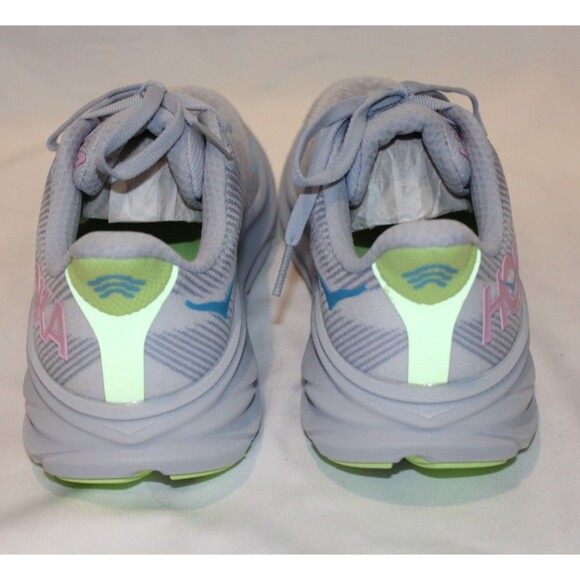 Hoka One‎ Women's Clifton 9 Running Athletic Sneakers GLLS NIB GRAY PINK - Picture 5 of 7